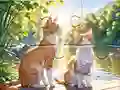 Peli Jigsaw Puzzle: Cats In Pairs verkossa