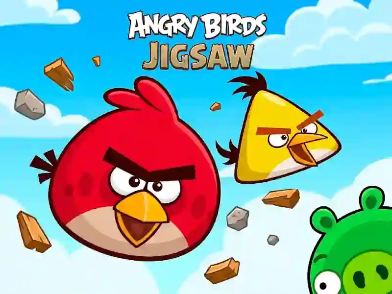 Peli Angry Birds Jigsaw verkossa