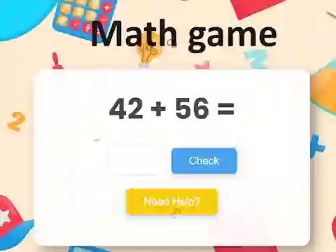 Peli Math game verkossa