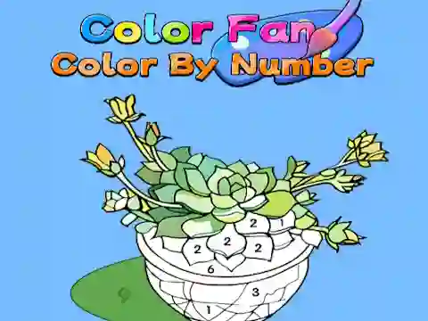 Peli Color Fan: Color By Number verkossa