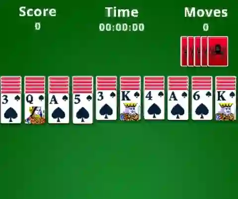 Peli Spider Solitaire verkossa