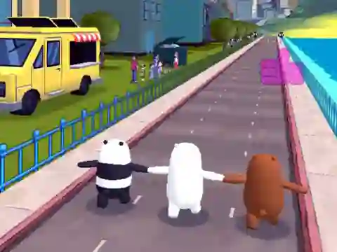 Peli We Bare Bears Bear Parkour verkossa