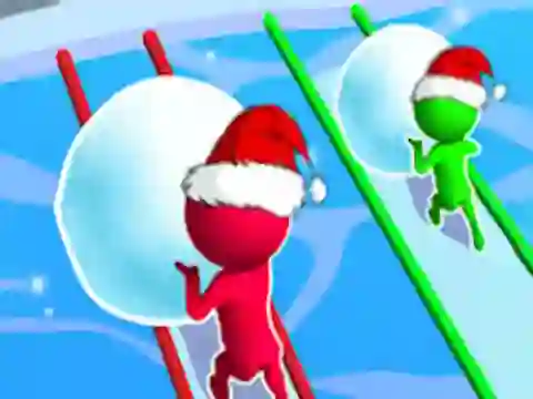 Peli Snow Race: Christmas Runner verkossa