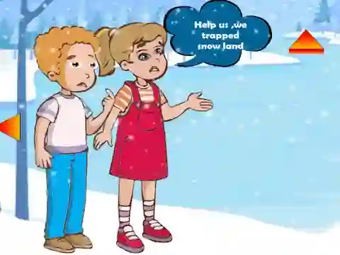 Peli Siblings Escaped Snow Land verkossa