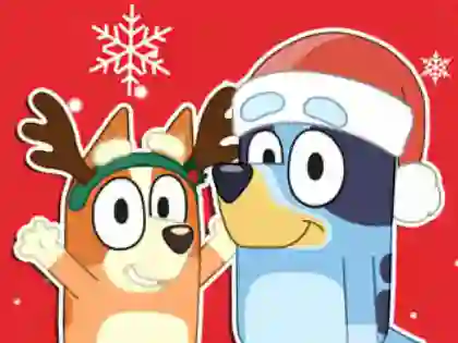 Peli Jigsaw Puzzle: Bluey Christmas Gift verkossa