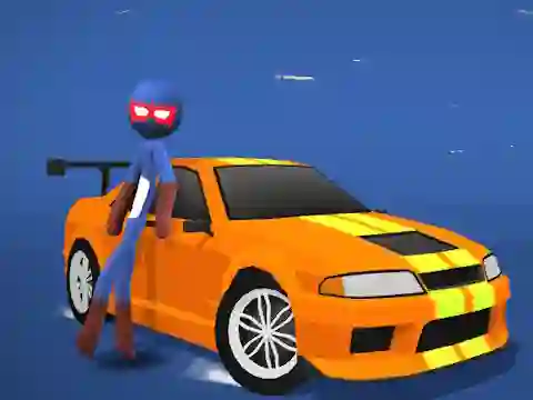 Peli Stickman GTA City verkossa