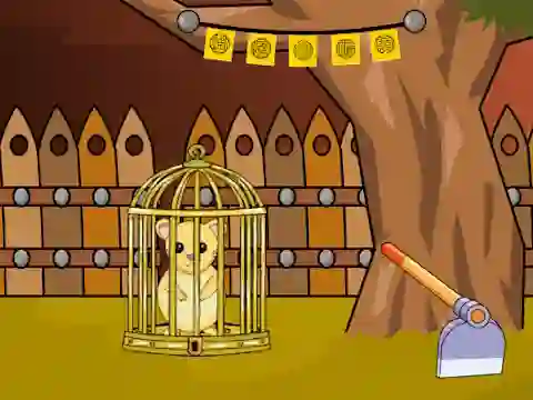 Peli Cute Hamster Escape from Cage verkossa