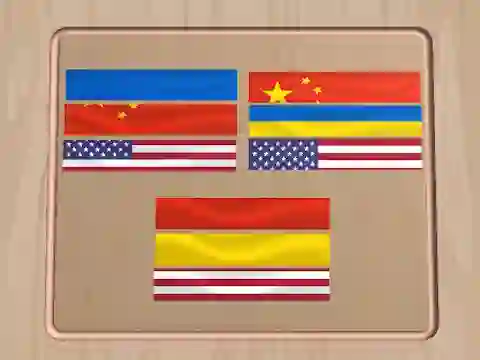 Peli Flag Puzzle Jam: Collect Flags verkossa