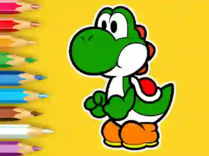 Peli Coloring Book: Yoshi Fishing Day verkossa