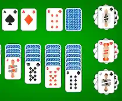 Peli Klondike Solitaire 4 Suits verkossa