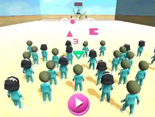 Peli Squid Game Race 3d verkossa