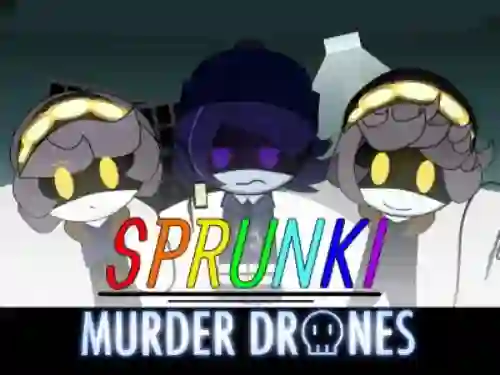 Peli Sprunki: Murder Drones verkossa