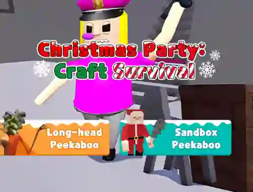 Peli Christmas Party: Craft Survival verkossa