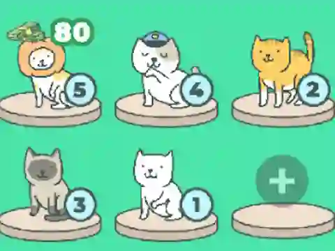 Peli Meow Merge verkossa