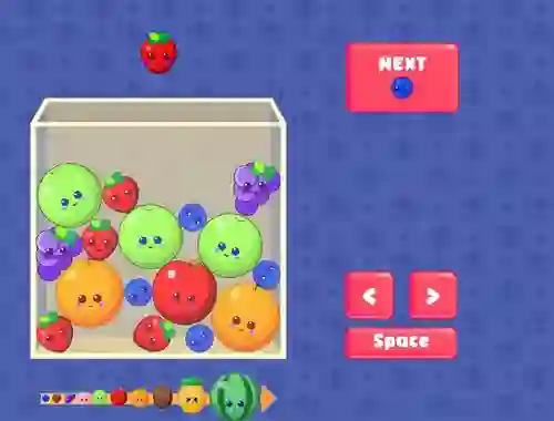 Peli Fruit Merge verkossa