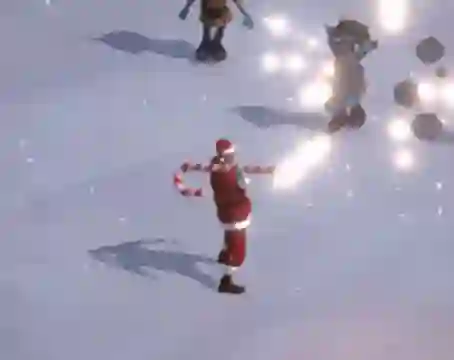 Peli Santa With Cannon verkossa