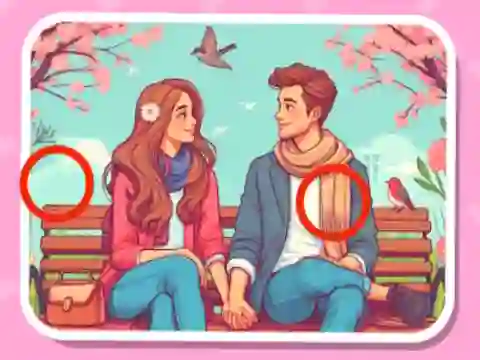 Peli Find the Differences Couples verkossa