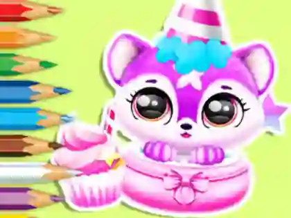 Peli Coloring Book: Baby Fluff's Birthday verkossa