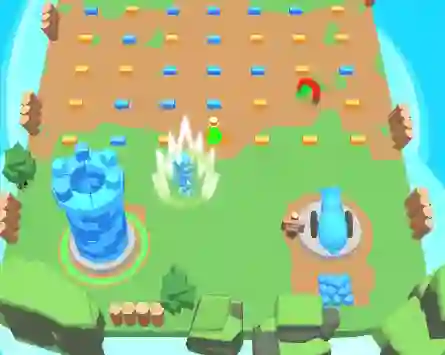 Peli Tower Clash: Collect Bricks verkossa
