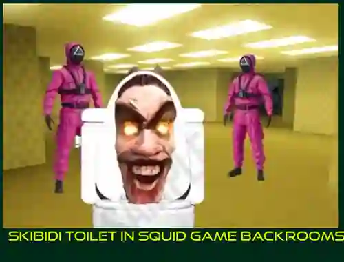 Peli Skibidi Toilet in Squid Game Backrooms verkossa