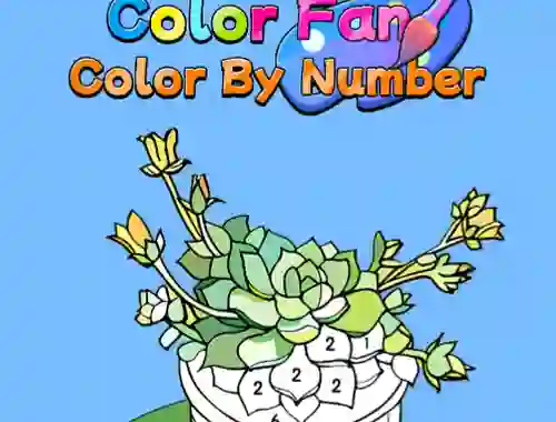 Peli Color Fan Color By Number verkossa