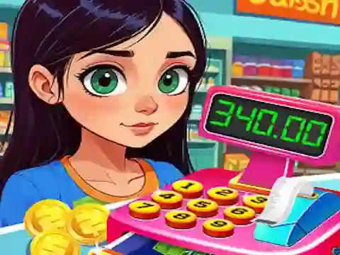 Peli Supermarket Shopping For Kids verkossa