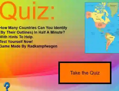Peli 30s Country Quiz verkossa