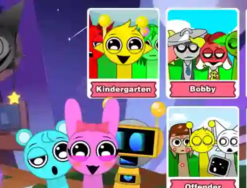 Peli Incredibox Party Frozen Sprunki Beat verkossa