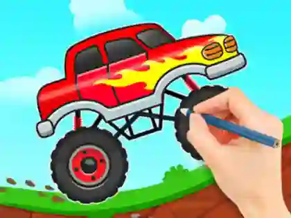 Peli Coloring Book: Monster Truck verkossa