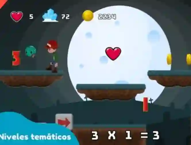 Peli Sam's Math Adventure verkossa