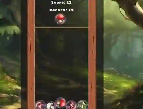 Peli Merge Mushrooms 2048! verkossa