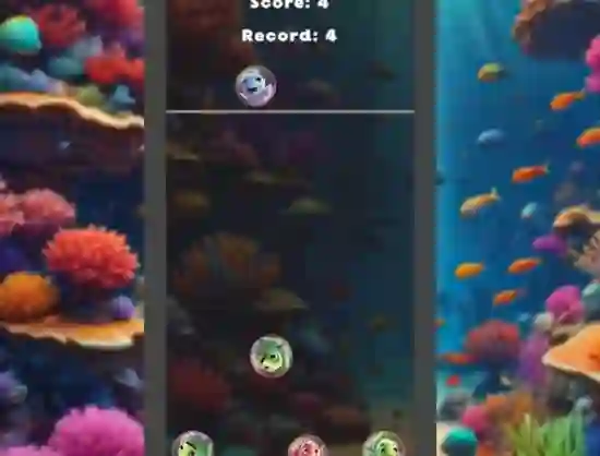 Peli Merge Fish In 2048! verkossa