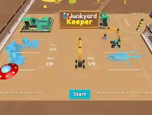 Peli Junkyard Keeper verkossa