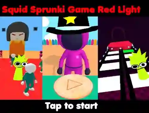 Peli Squid Sprunki Game Red Light verkossa