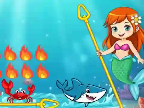 Peli Princess vs Shark verkossa