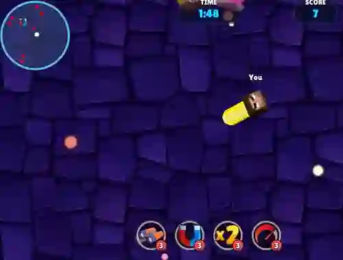 Peli Minecraft Squid Game Worm.io verkossa