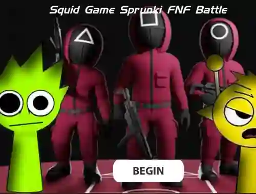 Peli Squid Game Sprunki Fnf Battle verkossa