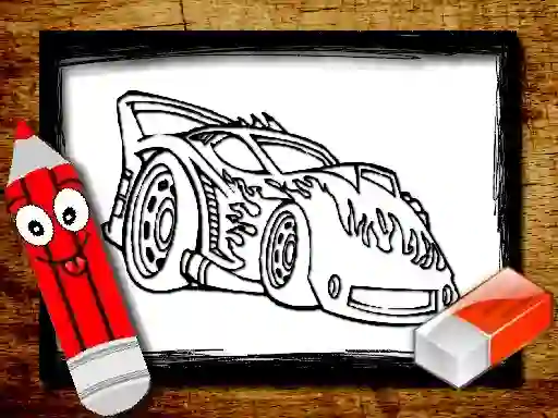 Peli Back To School Car Coloring Book verkossa