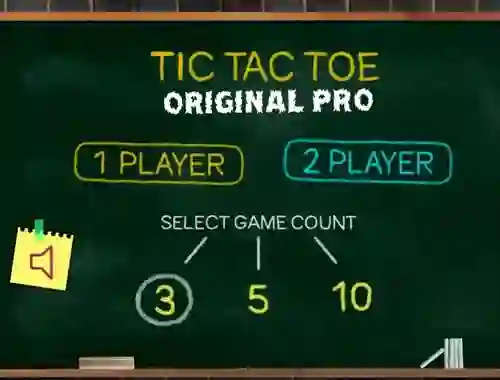 Peli Tic Tac Toe Original Pro verkossa