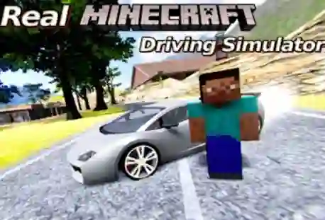 Peli Real Minecraft Driving Simulator verkossa