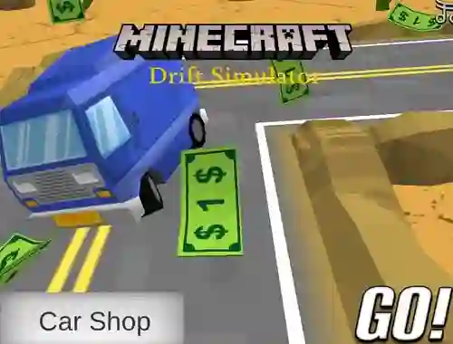 Peli Minecraft Drift Simulator verkossa