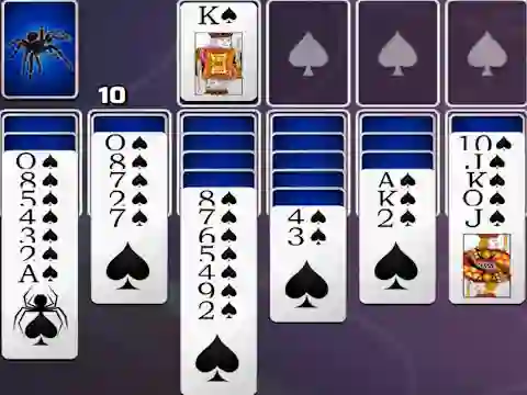 Peli Spades Spider Solitaire verkossa