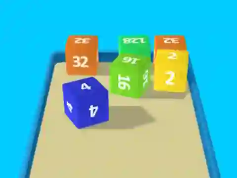 Peli 2048 Cube Merge verkossa