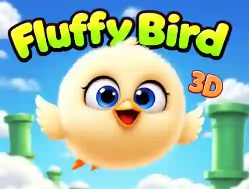 Peli Fluffy Bird 3D verkossa