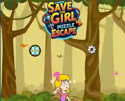 Peli Save the Girl Puzzle Escape verkossa