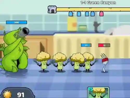 Peli Food Castle Tower Defense verkossa