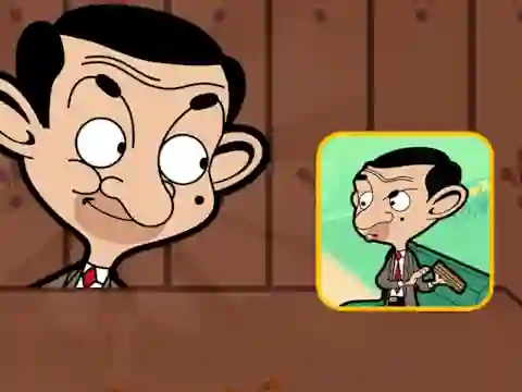 Peli Mr Bean Solve Puzzle verkossa