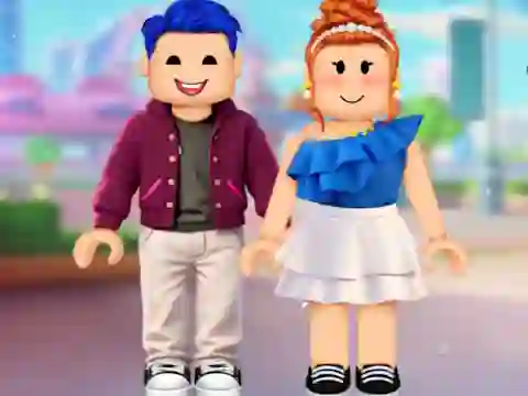 Peli Roblox Couple Dressup verkossa