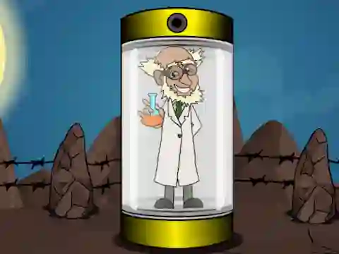 Peli Rescue the Elder Research Officer verkossa