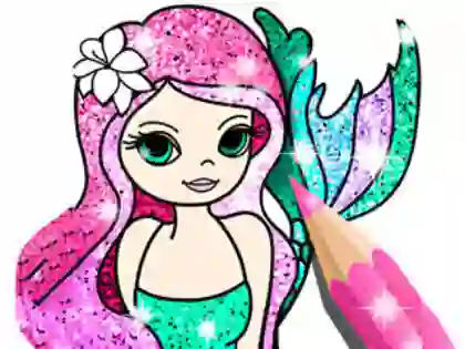 Peli Coloring Book: Little Mermaid verkossa